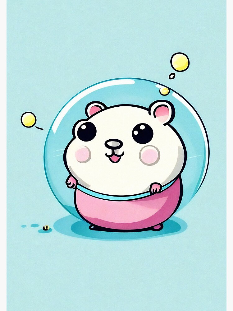Thumbnail 3 von 3, Notizbuch, Luna, der Hamster im All designt und verkauft von Fluffy-Cat-de.