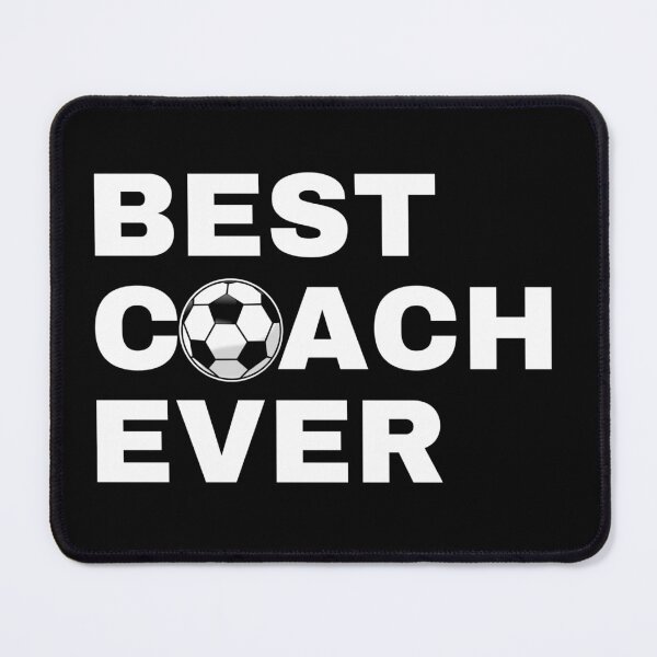 Item preview, Best Coach Ever Soccer (Football) - White designed and sold by GymWearDepot.
