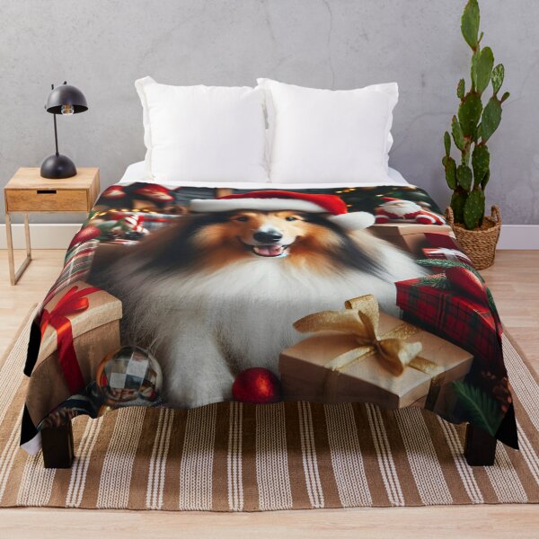 Item preview,  Rough Collie Christmas designed and sold by fatbanana.