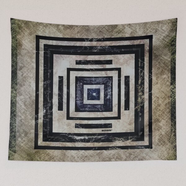 Item preview, geometric abstraction on grunge by dePace' designed and sold by mrpropcake.