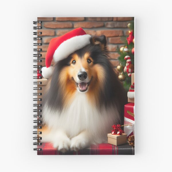 Artikelvorschau, Rough Collie Weihnachten entworfen und verkauft von fatbanana.