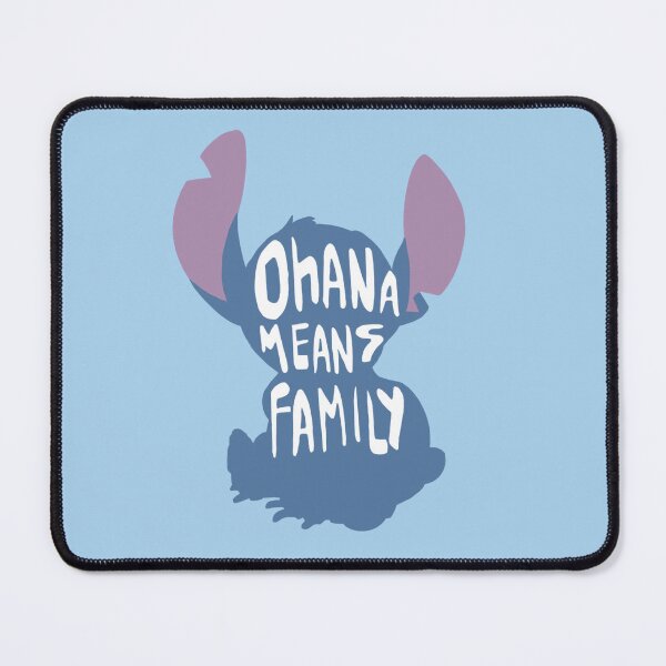 Item preview, Stitch - Ohana means family (blue) designed and sold by chaplo.