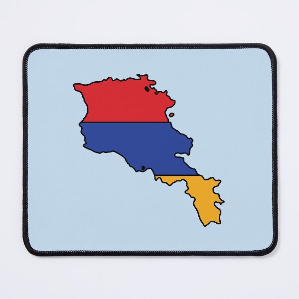 Item preview, Armenia country shape flag designed and sold by Rachael Taylor.