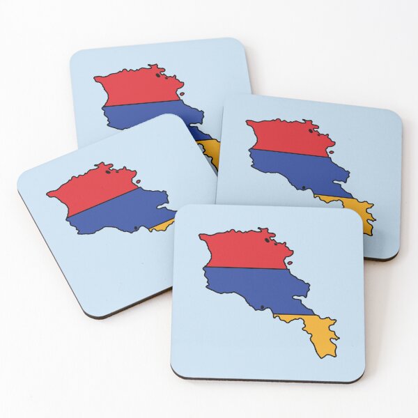 Item preview, Armenia country shape flag designed and sold by Rachael Taylor.