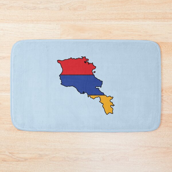 Item preview, Armenia country shape flag designed and sold by Rachael Taylor.