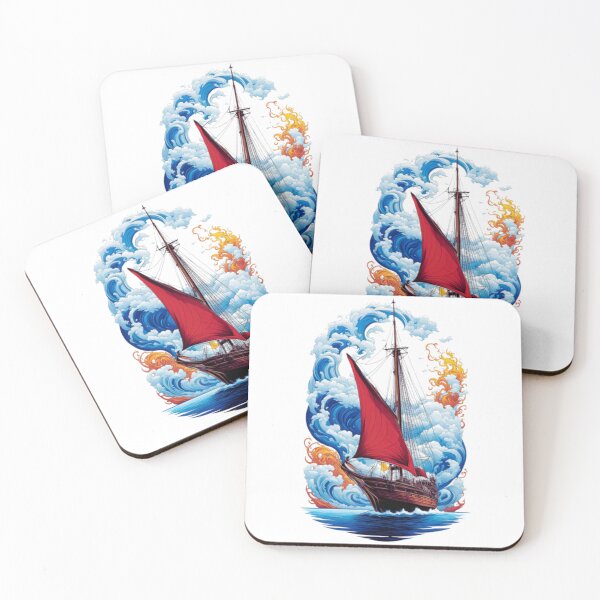 Item preview, lonely ship in the storm designed and sold by upbay.