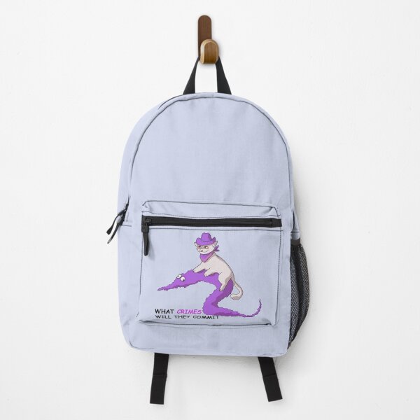 Item preview, cowboy cat and worm (purple) designed and sold by papercreatyre.