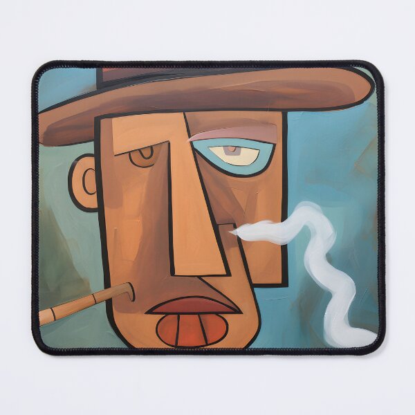 Artikelvorschau, Ethereal Whimsy – Acryl-Pastellträume einer anthropomorphen abstrakten Zigarre entworfen und verkauft von OlfactoART Studio.