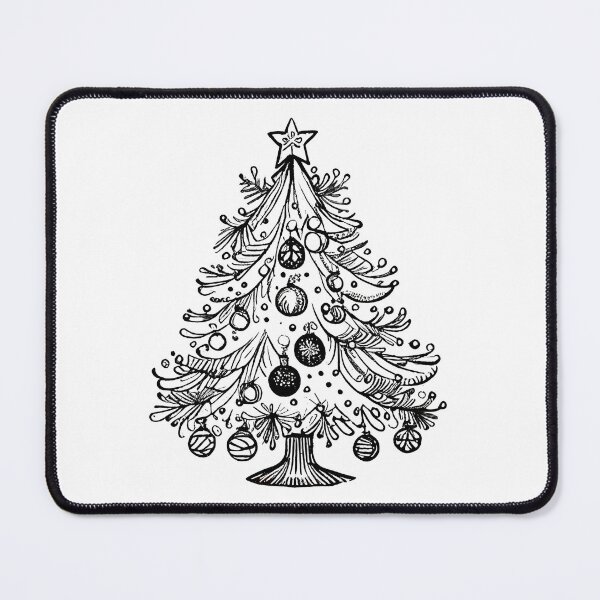 Item preview, Christmas Tree Line Drawing designed and sold by SW-Graphics.