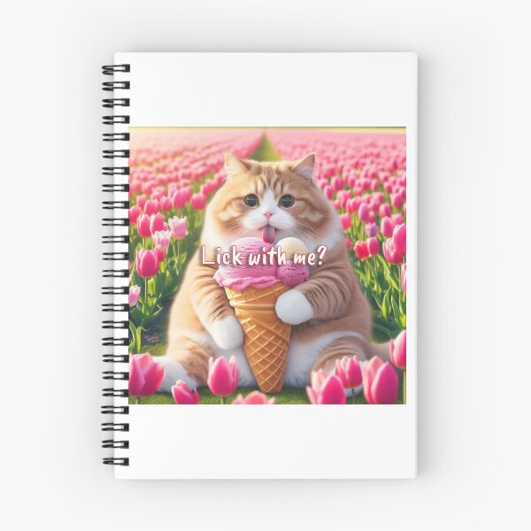 Item preview, Cat Licking Icecream 1 designed and sold by Nuipreecha2519.