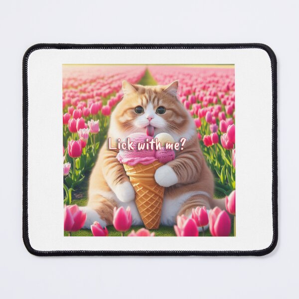 Item preview, Cat Licking Icecream 1 designed and sold by Nuipreecha2519.