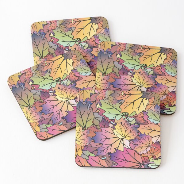 Item preview, Vibrant Leaves Pattern designed and sold by PandLcreations.