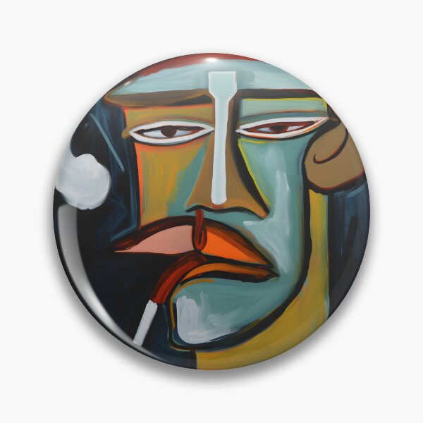 Artikelvorschau, Jenseits der Grenzen – Eine Acryl-Pastell-Odyssee mit anthropomorphen abstrakten Zigarren entworfen und verkauft von OlfactoART Studio.