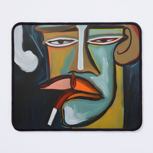 Artikelvorschau, Jenseits der Grenzen – Eine Acryl-Pastell-Odyssee mit anthropomorphen abstrakten Zigarren entworfen und verkauft von OlfactoART Studio.