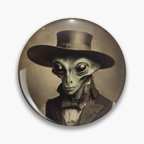 Item preview, Alien Portrait Victorian Artistic Gift Fashion Style  designed and sold by popanato.