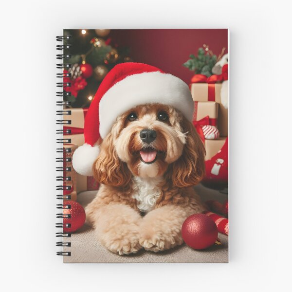 Item preview, Cockapoo Christmas Portrait designed and sold by fatbanana.