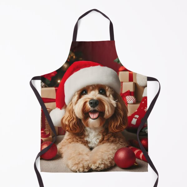 Item preview, Cockapoo Christmas Portrait designed and sold by fatbanana.