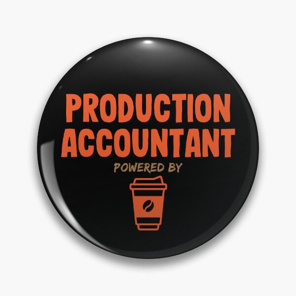 Item preview, Production Accountant Powered by Coffee designed and sold by NermilioDesigns.