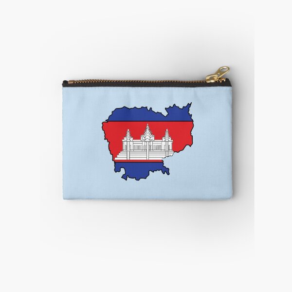 Item preview, Cambodia country shape flag designed and sold by Rachael Taylor.