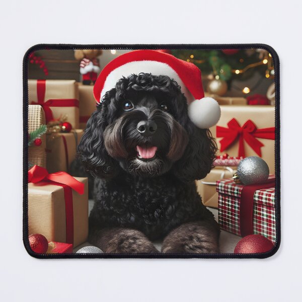Item preview, Cockapoo Christmas Portrait designed and sold by fatbanana.