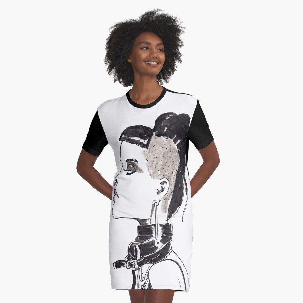 Item preview, Graphic T-Shirt Dress designed and sold by MrChuckles.