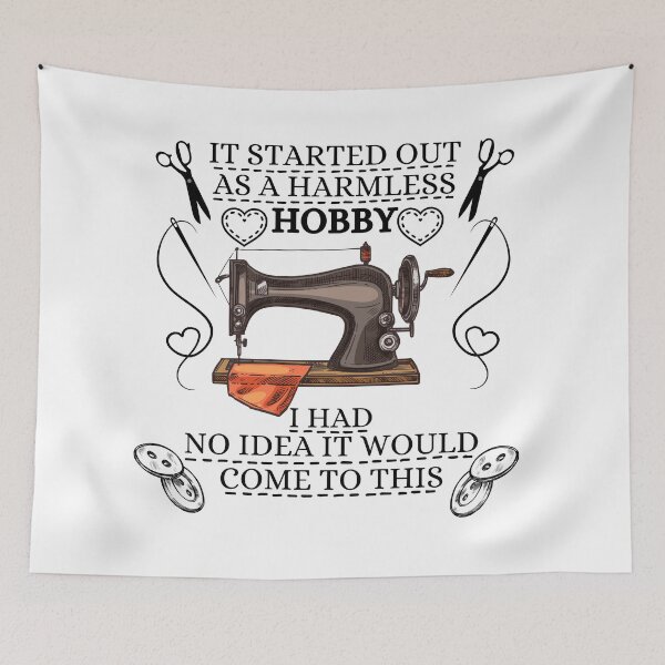 Item preview, It Started Out As A Harmless Hobby Quilting designed and sold by Wiss2Arts.
