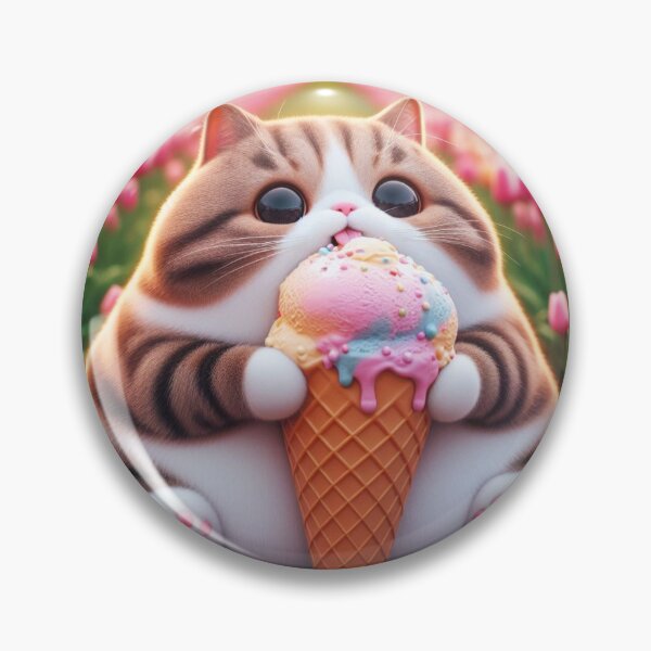 Item preview, Cat Licking Icecream 2 designed and sold by Nuipreecha2519.