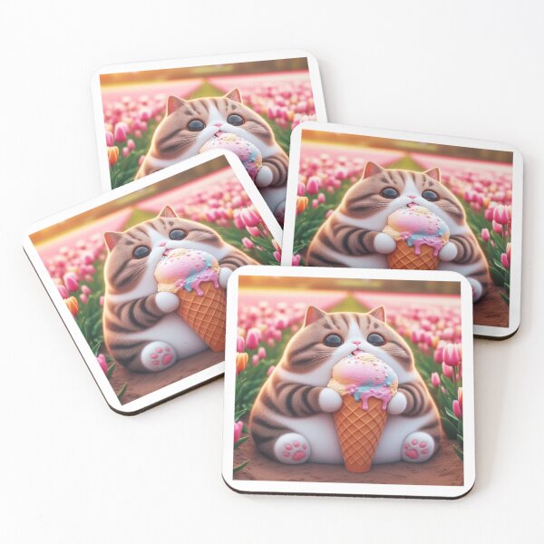 Item preview, Cat Licking Icecream 2 designed and sold by Nuipreecha2519.