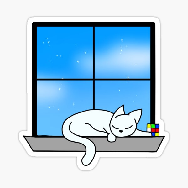 Item preview, Wetter für Katzen: Klarer Himmel designed and sold by LuntaNChaos.