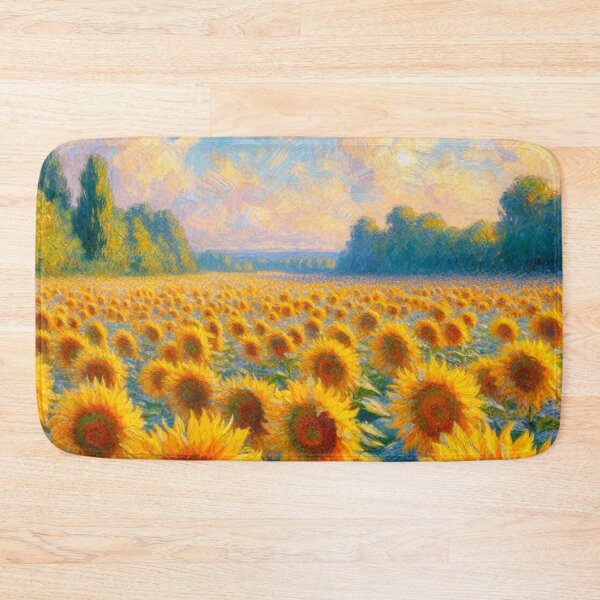 Item preview, Field of Sunflowers - Flower Field Painting designed and sold by Star-Fragment.