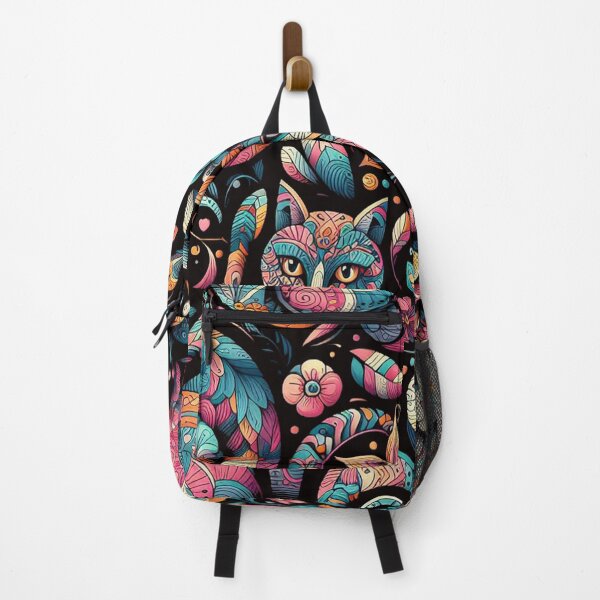 Item preview, Whimsical Cat Pattern: Feline Fantasy designed and sold by ProjectNoah.