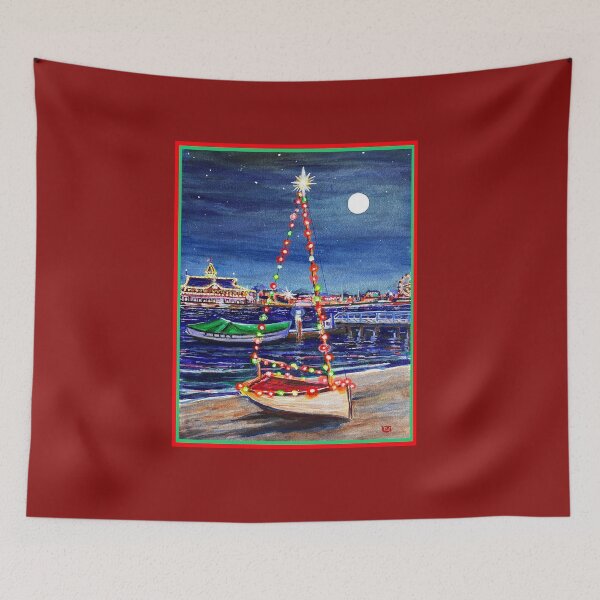 Item preview, Newport Beach Christmas designed and sold by ArtbyLeclerc.