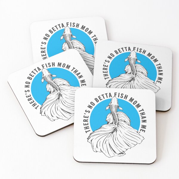 Item preview, There's No Betta Fish Mom Than Me, Fighting Fish Pet Lover Funny Quote  designed and sold by artworkathome.