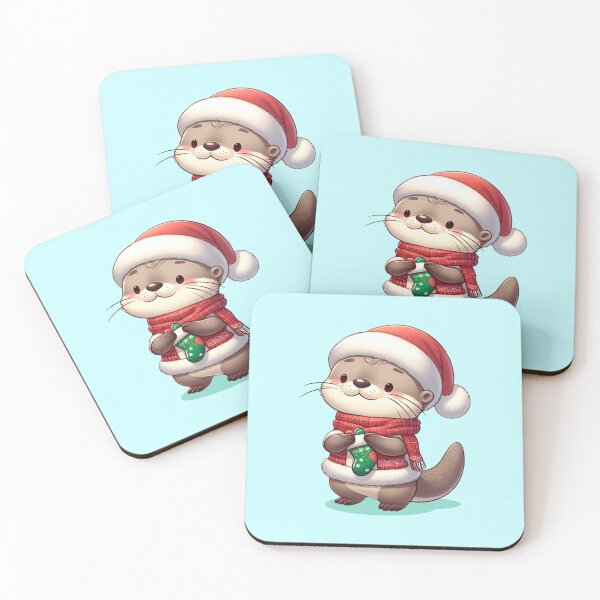 Item preview, Christmas Otter Santa designed and sold by KAI-Studio.