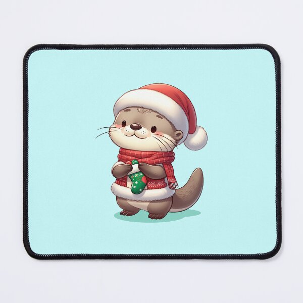 Item preview, Christmas Otter Santa designed and sold by KAI-Studio.