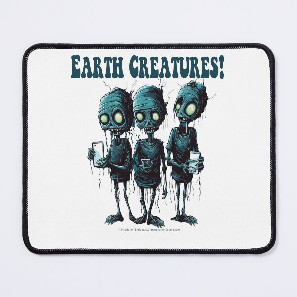 Item preview, Earth Creatures! - Green Trio - For Light Backgrounds designed and sold by The Imagination Source™.