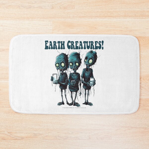 Item preview, Earth Creatures! - Green Trio - For Light Backgrounds designed and sold by The Imagination Source™.