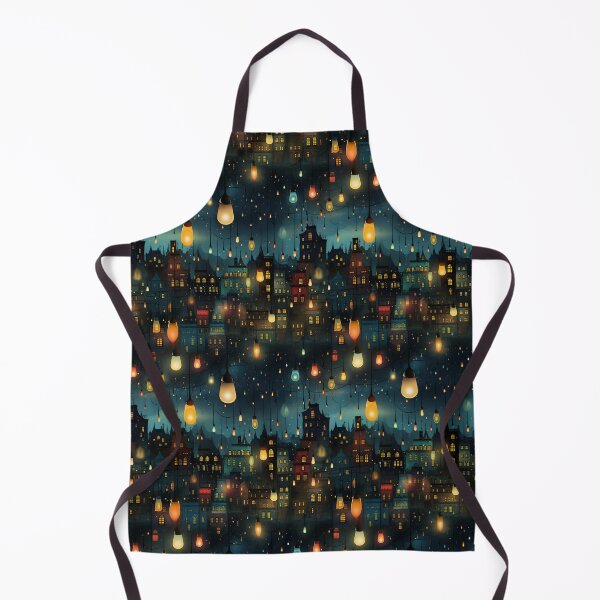 Item preview, Neonic Old Town with Christmas Lights designed and sold by Sp3ctrumOfColor.