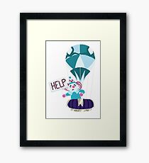 help clown Framed Print