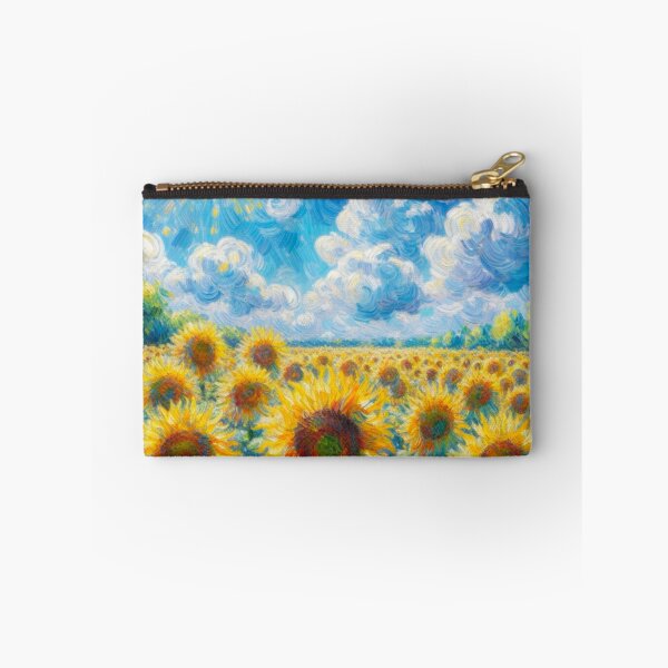 Item preview, Sunny Sunflower Field - Flower Field Painting designed and sold by Star-Fragment.