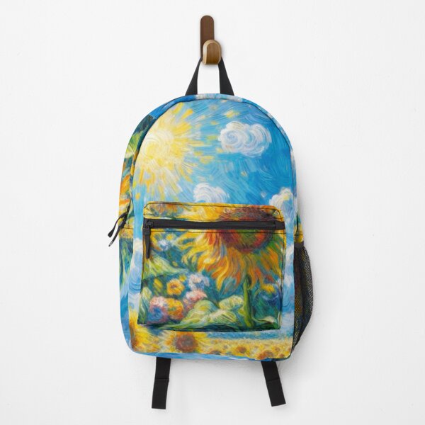 Item preview, Sunny Sunflower Field - Flower Field Painting designed and sold by Star-Fragment.