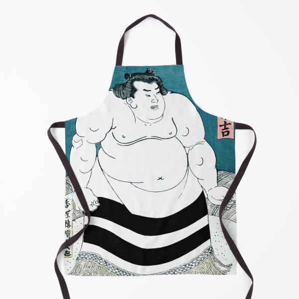 Item preview, The Sumo Wrestler, Koyanagi Tsunekichi (1840) Illustration by Utagawa Kunisada designed and sold by BossyCatHome.