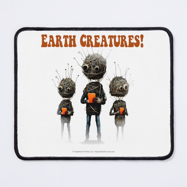 Item preview, Earth Creatures With Orange Pads - For Light Backgrounds designed and sold by The Imagination Source™.
