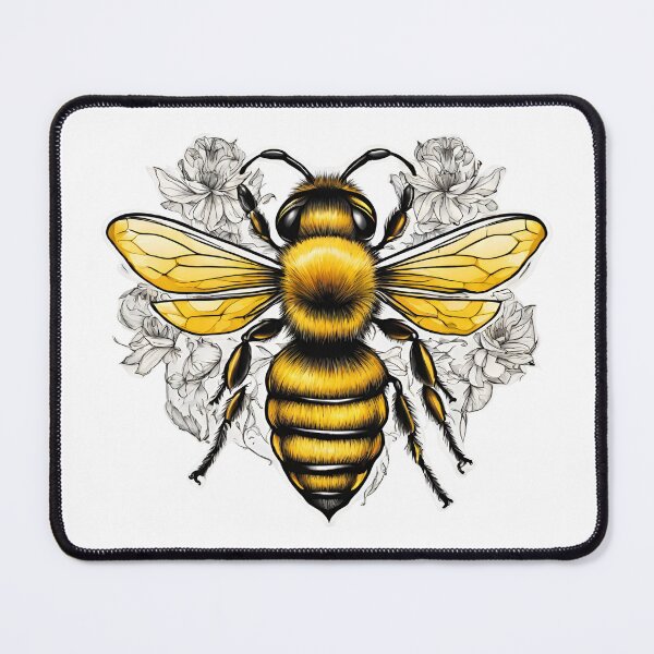 Item preview, Honey Bee and Flowers designed and sold by silviaol.