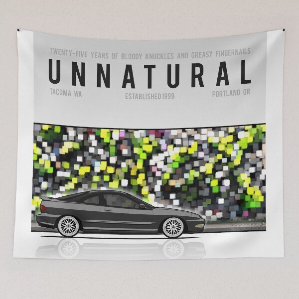 Item preview, Unnatural Car Club PNW: Black Hatchback DC1 designed and sold by The Last Lugnut.