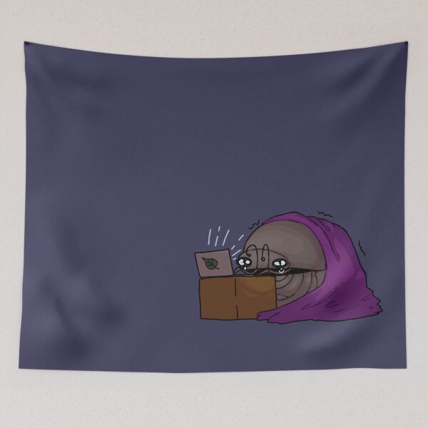Item preview, Scared Laptop Isopod designed and sold by IsopodAlchemist.