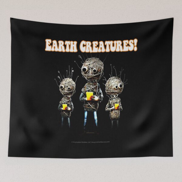 Item preview, Earth Creatures With Orange Pads -  For DARK Backgrounds designed and sold by The Imagination Source™.