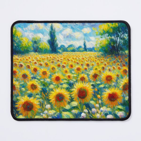 Item preview, Sunflower Valley - Flower Field Painting designed and sold by Star-Fragment.