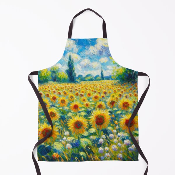 Item preview, Sunflower Valley - Flower Field Painting designed and sold by Star-Fragment.