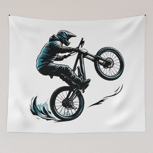 Item preview, Bikelife Wheelie Mountain Bike Rider.  designed and sold by fatbanana.